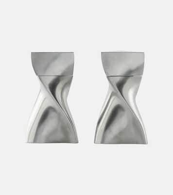 Metallic salt and pepper grinders | Zaha Hadid Design