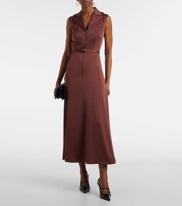 Abito midi in crêpe | Roland Mouret