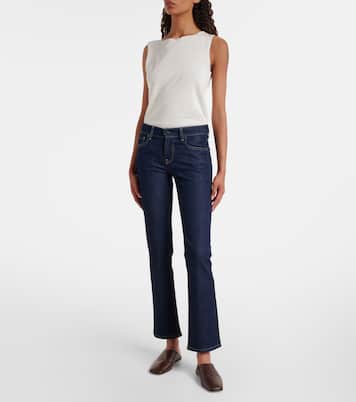 Cologne mid-rise straight jeans | AG Jeans