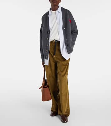 Ami de Cœur virgin wool cardigan | Ami Paris