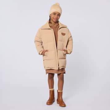 Logo down parka | Chloé Kids