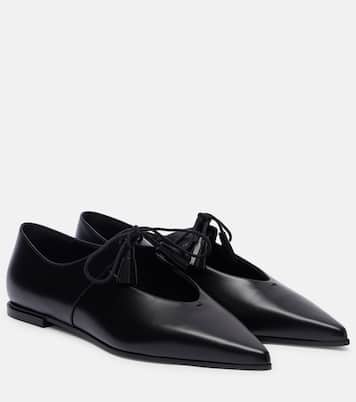 Ballerines Laceup en cuir | Max Mara