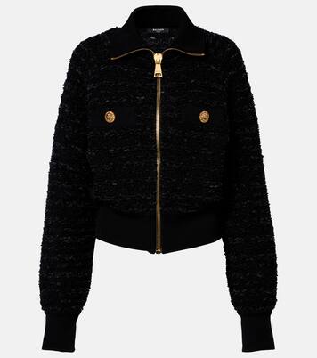 Chaqueta bomber de tweed | Balmain