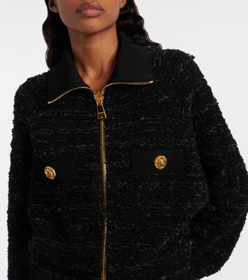 Chaqueta bomber de tweed | Balmain