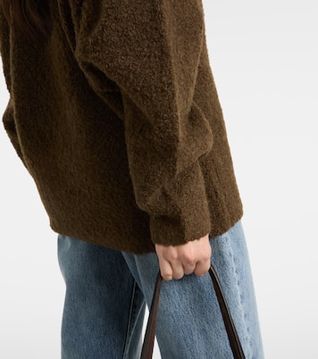 Alpaca and wool-blend bouclé turtleneck sweater | Toteme