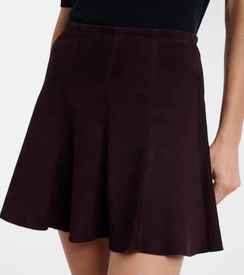Mila suede miniskirt | Stouls