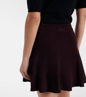 Mila suede miniskirt | Stouls