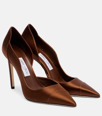 Escarpins Brigitte 100 en satin | Jimmy Choo