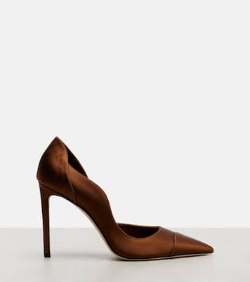 Escarpins Brigitte 100 en satin | Jimmy Choo