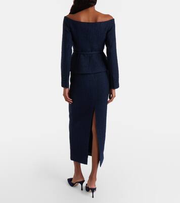 Midirock aus Bouclé | Roland Mouret