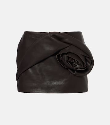 Minirock aus Leder | Magda Butrym