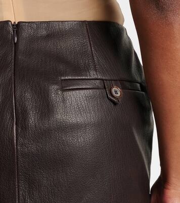 Minirock aus Leder | Magda Butrym