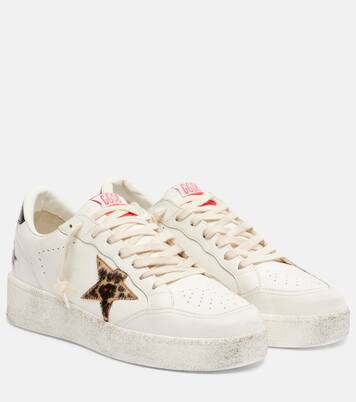 Ball Star leather platform sneakers | Golden Goose