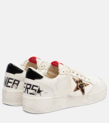 Ball Star leather platform sneakers | Golden Goose