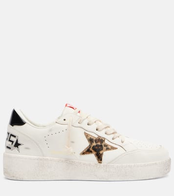 Ball Star leather platform sneakers | Golden Goose