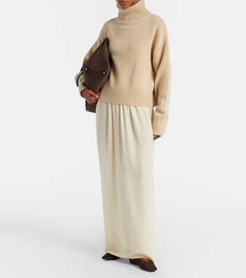 N°434 Crop Xtra cashmere turtleneck sweater | Extreme Cashmere