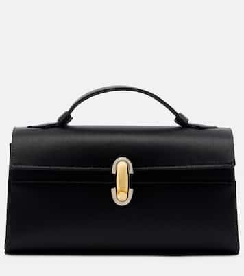 Symmetry Small satin top-handle bag | Savette