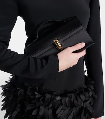 Symmetry Small satin top-handle bag | Savette