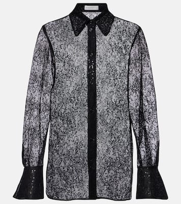 Sequined lace shirt | Nina Ricci