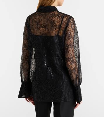 Sequined lace shirt | Nina Ricci