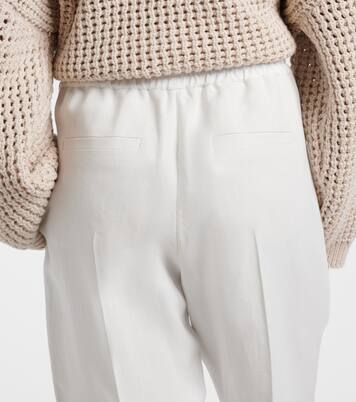Gerade Mid-Rise-Hose | Brunello Cucinelli