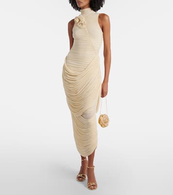 Clutch Golden Rose mit Kristallen | Judith Leiber Couture