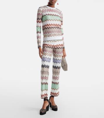 Eva 80 sequined espadrille wedges | Missoni