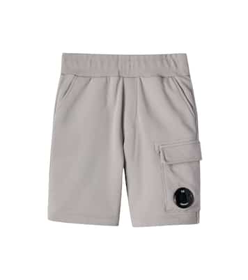 Lens cotton jersey shorts | C.P. Company Kids