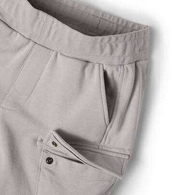 Lens cotton jersey shorts | C.P. Company Kids