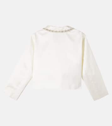 Laelia embellished cotton-blend jacket | Bonpoint