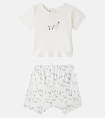 Baby Fanilo T-shirt and shorts set  | Bonpoint