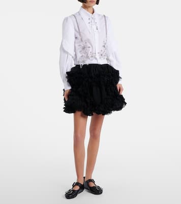 Tulle miniskirt | Noir Kei Ninomiya
