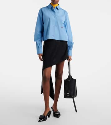 Anagram embroidered cotton shirt | Loewe