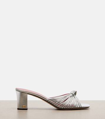 Sandalen Annet aus Metallic-Leder | Valentino Garavani