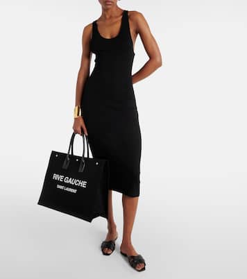 Mules Tribute Nu Pieds 05 en cuir | Saint Laurent