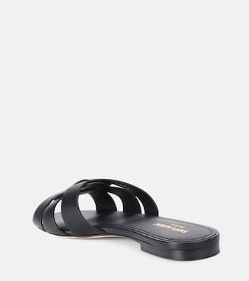 Mules Tribute Nu Pieds 05 en cuir | Saint Laurent