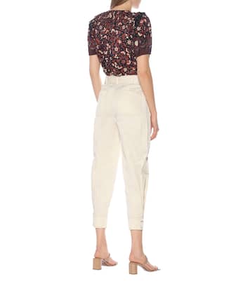 Levi cotton and linen carrot pants | Ulla Johnson