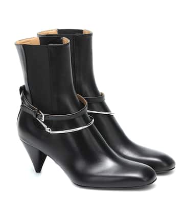 Leather ankle boots | Jil Sander