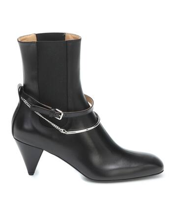 Leather ankle boots | Jil Sander