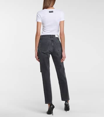 Jeans ajustados 70s de tiro medio | Re/Done