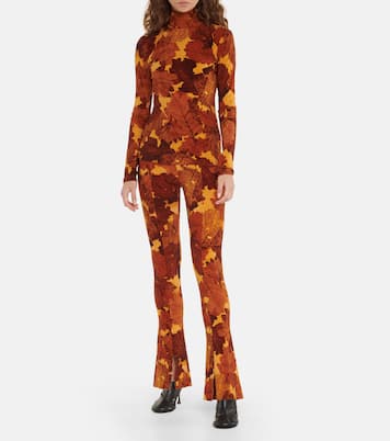 Bedruckte High-Rise Leggings Spat | Norma Kamali