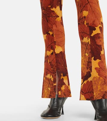 Bedruckte High-Rise Leggings Spat | Norma Kamali
