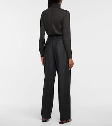 Pantalon ample Randa en laine vierge | The Row