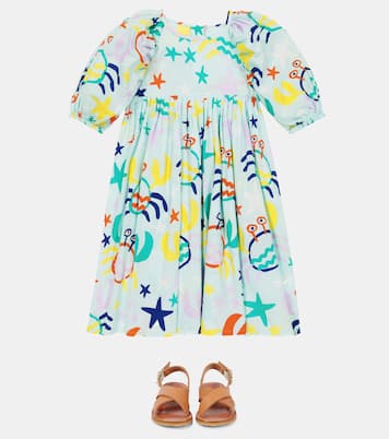 Bedrucktes Kleid aus Baumwolle | Stella McCartney Kids