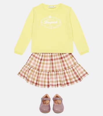 Pullover Alpin in misto cotone con logo | Bonpoint