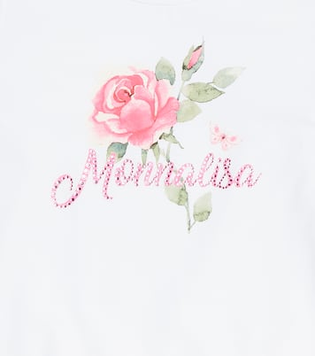 Verziertes Kleid aus Jersey | Monnalisa