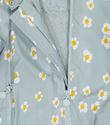 Bedruckte Jacke mit Faux Fur | Stella McCartney Kids