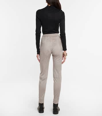 Leisure Brera faux suede pants | Max Mara