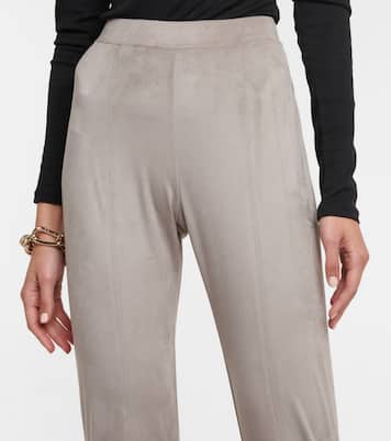 Leisure Brera faux suede pants | Max Mara