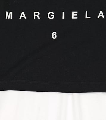 Abito in cotone con stampa | MM6 Maison Margiela Kids